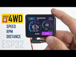 Measuring Speed & RPM of Mini 4WD Cars Using a Proximity Sensor (E18-D80NK)