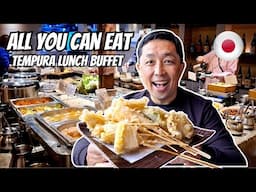Tokyo's Hidden Gem! Incredible $12 AYCE Japanese Buffet! 🇯🇵 Japanese Restaurant in Tokyo Japan!
