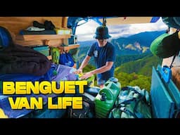 DANGEROUS ROAD SIDE CLIFF CAMPING | Cordillera VanLife