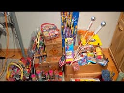 My 4th of July Fireworks Stash