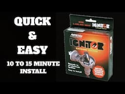 Pertronix Ignitor Installation - Never install or gap POINTS again