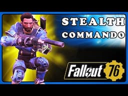 Fallout 76: Bloodied Stealth Commando Human Build. Elders Mark, Enclave Plasma and More.