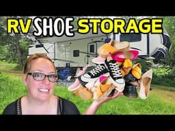 15 Rv Shoe Storage Hacks & Ideas! | Full-time rv living