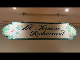La Terrasse Restaurant. Rodos Palace Hotel, Rhodes. A La carte menu. Part of all inclusive.