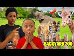 Surprising Our Kids With A Backyard ZOO!
