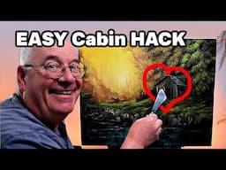 Can YOU Paint a Cabin Like Bob Ross? : Learn to paint like Bob Ross NOW!