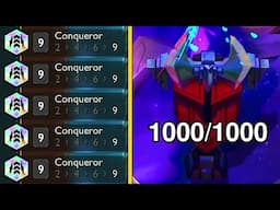 1000 CONQUEROR CASHOUT "NEW RECORD" ⭐⭐⭐ TFT SET 14