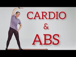 20 min STANDING CARDIO & ABS WORKOUT / Lose Fat & Get Abs / No Jumping / Home Workout