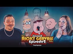 KARL PILKINGTON MEETS HIS DOPPELGANGER?! The Ricky Gervais Show S2E2 | AMERICANS REACT