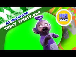 Green Screen Teletubbies Tinky Winky.exe Horror 3D Animation - PixelBoom