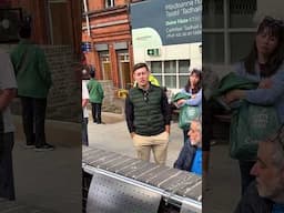When you walk into a train station in Dublin, and there’s a piano…#emmetcahill #celticthunder