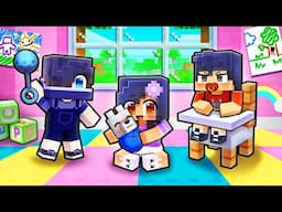 Having a BABY FAMILY in Minecraft!