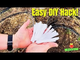 Easy Way to Label Garden Plants | Yogurt Container Garden Hack