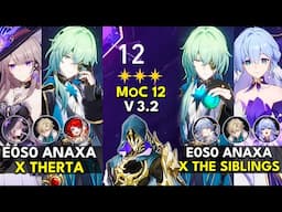 E0S0 Anaxa x The Herta & E0S0 Anaxa Hyper | Memory of Chaos Floor 12 3 Stars | Honkai: Star Rail 3.2