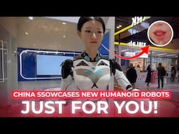 China's Latest Robot At The 2025 Canton Fair Female Robot Exhibition