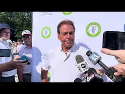 Nick Saban interview at Regions Tradition Pro-Am | Alabama Football