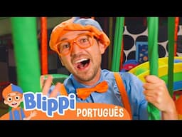 Blippi se Desafia no Parque Infantil! | Blippi em Português | Vídeos Educativos para Crianças