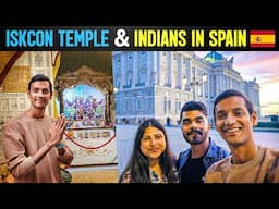 Indians living in Spain 🇪🇸 | Iskcon Temple Visit in Madrid City