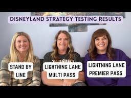 Same day testing Lightning Lane Multi Pass vs. Premier Pass vs. Stand by at Disneyland comparison