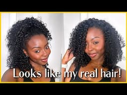 Nobody's gonna know.. (its a wig) ISEE HAIR half wig + Flip over method