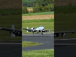 A-10C Warthog Landing #aviation #rc #rcplane