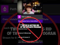 Twitch is getting RID OF the Affiliate Program