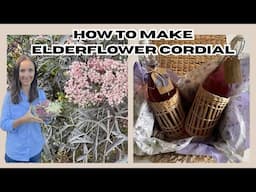 Elderflower Cordial – From Garden to Bottle! 🍋🌸