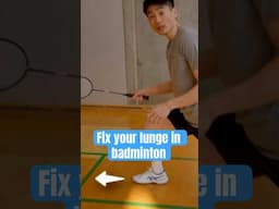 When you struggle in your footwork in the deep corners💪 #badminton #basicfeather #badmintontraining