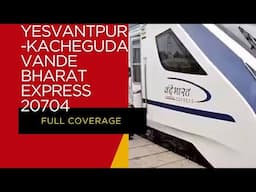 2025 Vande Bharat train 20704 experience from Yeshwanthpur to Hyd #ctr2k #vandebharatexpress