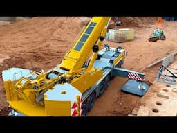 BIGGEST RC Cranes of the World lifting RC Trucks!!