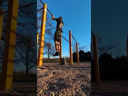 Slow Muscle-Up + Muscle-Ups + Bar Dips Workout Set 💪🌞 #calisthenics