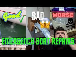 Ep.34. Round the UK ALONE in a SAILBOAT | Emergency Boat Repairs! | Mile 1640 to mile 1640