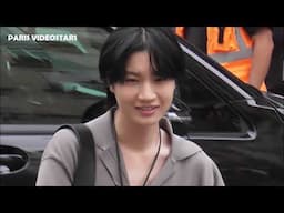 Dori Sakurada 桜田 通 with fans @ Paris Fashion Week 25 june 2025 show Ami Alexandre Mattiussi