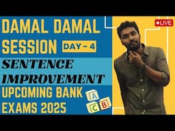 SENTENCE IMPROVEMENT | DAY - 4 | DAMAL DAMAL | IBPS CLERK | RRB PO | IBPS PO | RRB CLERK | PAUL GUNA
