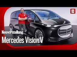 65 Zoll Fernseher im Fond | Mercedes Vision V | Vorstellung mit Sebastian Friemel