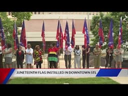 STL County installs Juneteenth flags in Clayton