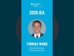 What Impressed Fulbright’s 2025 IEA Grantees in Taiwan | Thomas Ward
