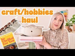 A Cosy Craft/Book/Hobbies Haul 🧶