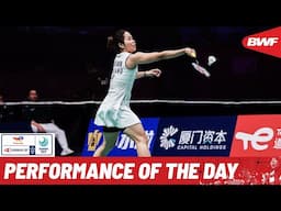TotalEnergies Performance of the Day | Wang Zhi Yi and Ratchanok Intanon put on a show!