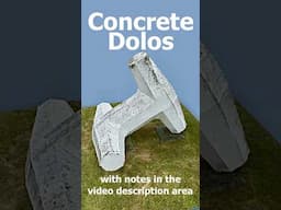 Concrete Dolos Block--Crescent City, California
