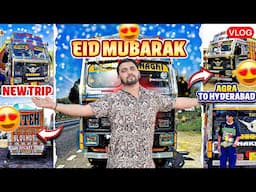 Eid Vlog 🌙|| Agra say Aloo🥔Load kr kay Niakl Gaye Hyderabad Telangana😍|| Truck Driver’s life
