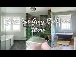 Green And Gray Bathroom Inspirations Refreshing & Elegant Simple Small Bathroom Design Ideas