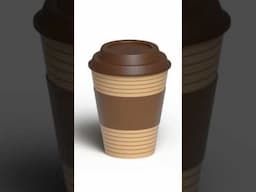 Easiest Way to Create a 3D Coffee Cup in Illustrator | Tutorial for Beginners #shorts