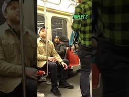 POV: you witness a theft, time travel, and metamorphosis in 20 seconds 😂 #triplets #prank