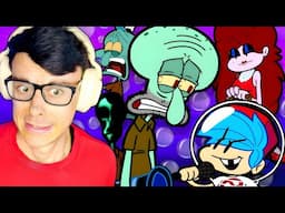 FNF Mistful Crimson Morning RETURNS & Squidward is STILL DEPRESSED