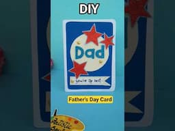 Father's Day Card #diy #craft #papercraft #fathersday