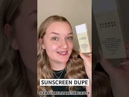Summer Fridays Sunscreen Dupe