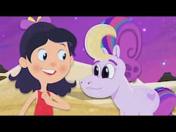 Gisele's Mashup Adventures - Episode 110: Campsite, Cheese, Unicorn, Cartoon for Kids