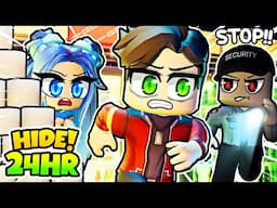 DON'T GET CAUGHT! We Stayed Overnight in a Roblox Mega Store!