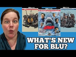 WHAT'S NEW FOR BLU? - Jaws 50th Anniversary 4Ks and More Jurassic Steelbooks!